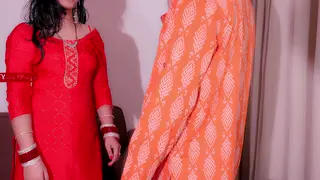 Indian Cheating Wife Takes Creampie from Lover on Karva Chauth