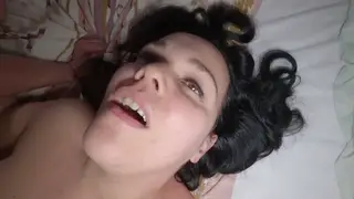Voluptuous Latina Wife Rides POV Style to Deep Creampie