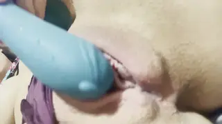 Curvy Latina Masturbates With Toys at Home