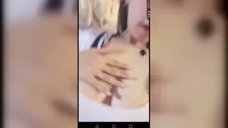 Taiwanese Teen with Giant Nipples Sucks and Teases