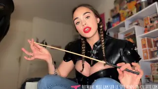 French Dominatrix Commands Foot Worship Session