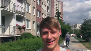 Muscular European Stud Gets Spanked and Rimmed Outdoors