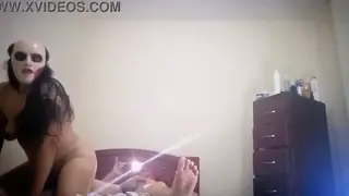 Curvy Latina Stepmom Rides Stepson to Cumshot