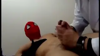Muscular Asian Stud in Cosplay Gets a Handjob and Blowjob