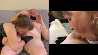 Curvy Mature Woman Gives a POV Blowjob