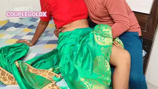 Indian Wife Answers Husband Outdoors