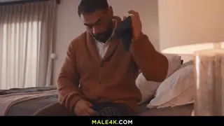 Hairy Latino Bear Takes Stepson Raw in Doggystyle