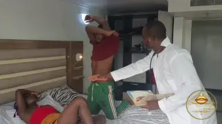 Curvy Wife Lets Doctor Devour Her on Exam Table