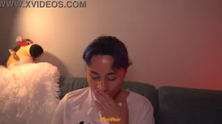 Asian MILF Takes Stranger's Creampie and Facial After Toy Play