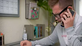 Ebony Student Engages Teacher in Classroom Roleplay