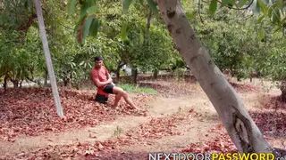 Blonde Jock Gets Barebacked Outdoors by a Hung Hunk