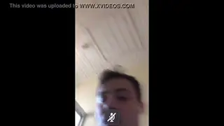 Latino Teen Reaches Climax in Bathroom Solo Session