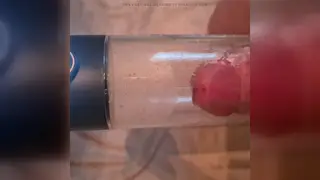 European Twink Edges Uncut Cock with Pump