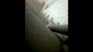 Vietnamese Guy Strokes Alone on Apartment Stairs