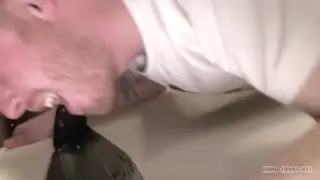 Muscular Ex-Military Stud Bred by Anonymous Gangbang