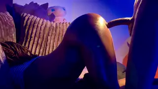 Ebony Goddess Rides Hard for a Deep Creampie