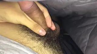 Asian Jock Flexes and Strokes in Underwear
