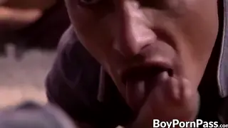 Twink Boyfriends Share Oral and Hard Anal