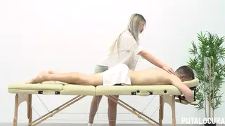 Curvy Latina Masseuse Delivers Sensual Blowjob Before Swallowing Finish