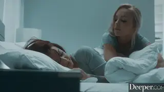 Blonde and Redhead Lesbians Grind to a Wet Climax