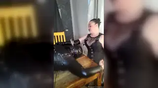 European Sub Bound and Pegged by Dominant Mistress