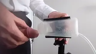 European Daddy Strokes Massive Cock to Explosive Finish
