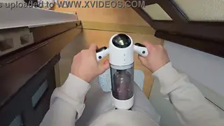 Blonde Roommate Caught Masturbating Turns It Into a Threeway