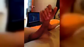 Latino Muscle Stud Strokes to Completion Solo