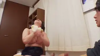 Japanese BBW MILF Takes Multiple Men in a Creampie Gangbang