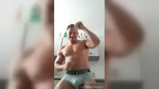 Latino Dancer Teases in Boxers With Sultry Moves