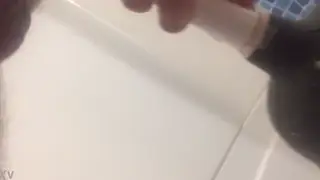 Solo Guy Rides a Large Toy on Camera