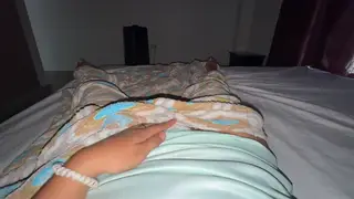 Curvy Latina Lesbian Fingers Herself to Orgasm in POV