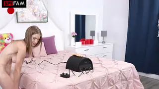 Busty Stepsister Swaps Toy for Stepbrother's Cock