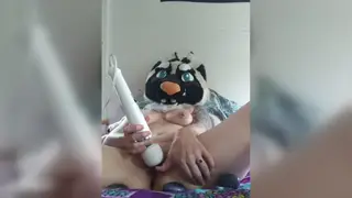 Tattooed MILF Uses Alien Toys for Squirting Orgasm