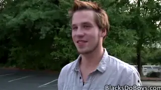 Black Stud Takes Interracial Blowjob Before Spanking Doggystyle