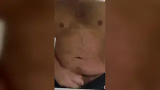 Hairy Latino Bear Enjoys Slow Handjob Session