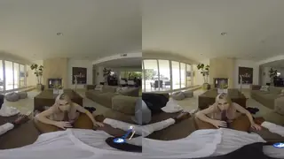 Blonde MILF Rides BBC in Immersive VR POV Experience