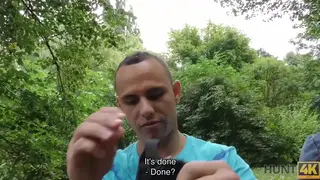 European Girl Takes Cash for Public Sex with Stranger