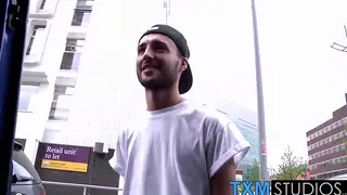 Tattooed Twinks Share Deepthroat Threesome