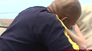 Redhead Takes Massive BBC in Every Hole