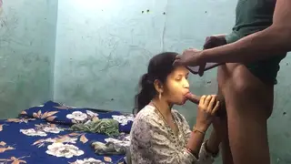 Indian Wife Gives Sensual Blowjob in Homemade Clip