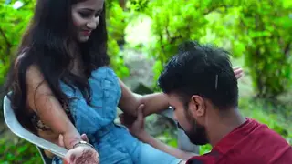 Indian Couple Enjoys Outdoor 69 and Rimming in Park