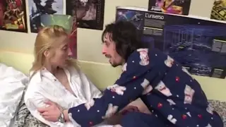 European Blonde MILF Shares Oral Skills on Camera