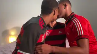 Latino Lovers Trade Blowjobs After Soccer Match