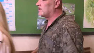 Voluptuous European MILF Services Older Man With Deep Blowjob