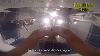 Femdom Masseuse Controls Handjob Finish in Shower