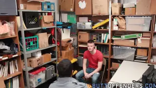 Caught Shoplifter Takes Rough Bareback Pounding