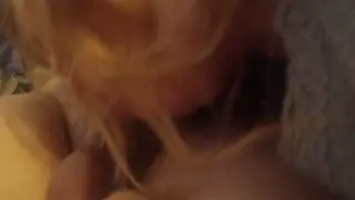 Blonde Latina MILF Drains a Huge Load into Her Mouth
