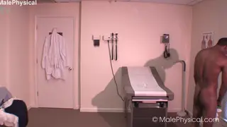Muscular Doctor Gives Hands-On Prostate Exam to Student
