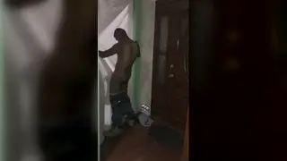 Anonymous Blowjob Through a Homemade Gloryhole